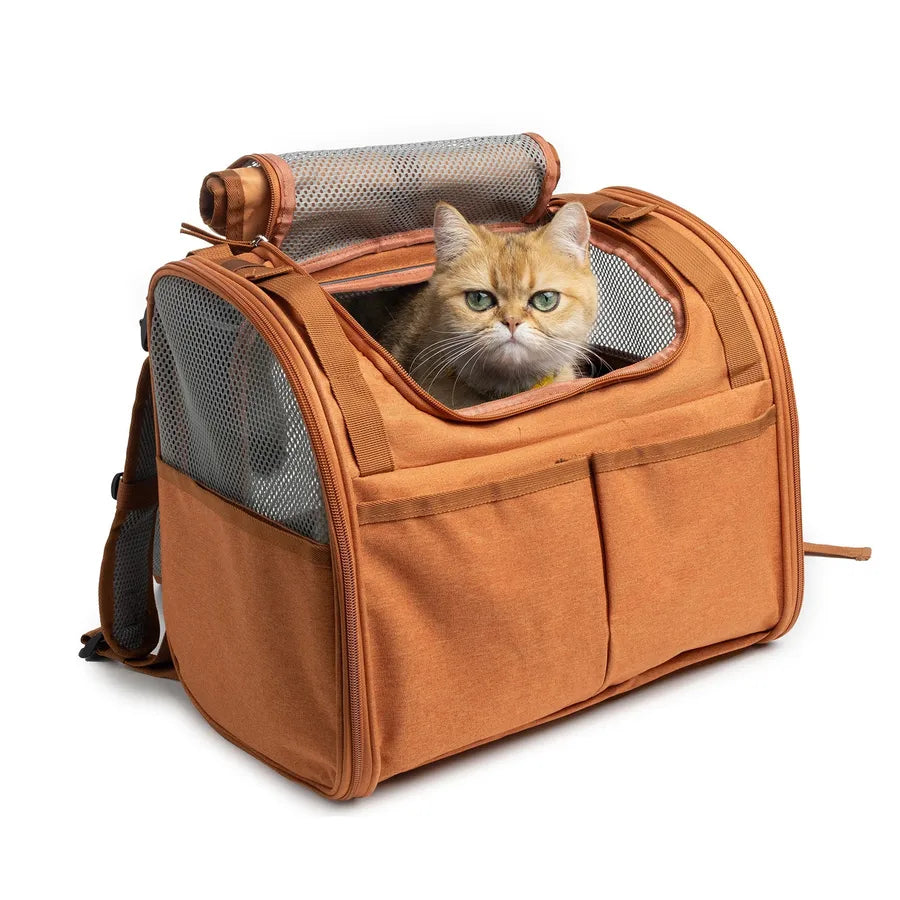 Mochila Transportadora para Gatos: Comodidad y Seguridad en Cada Viaje.