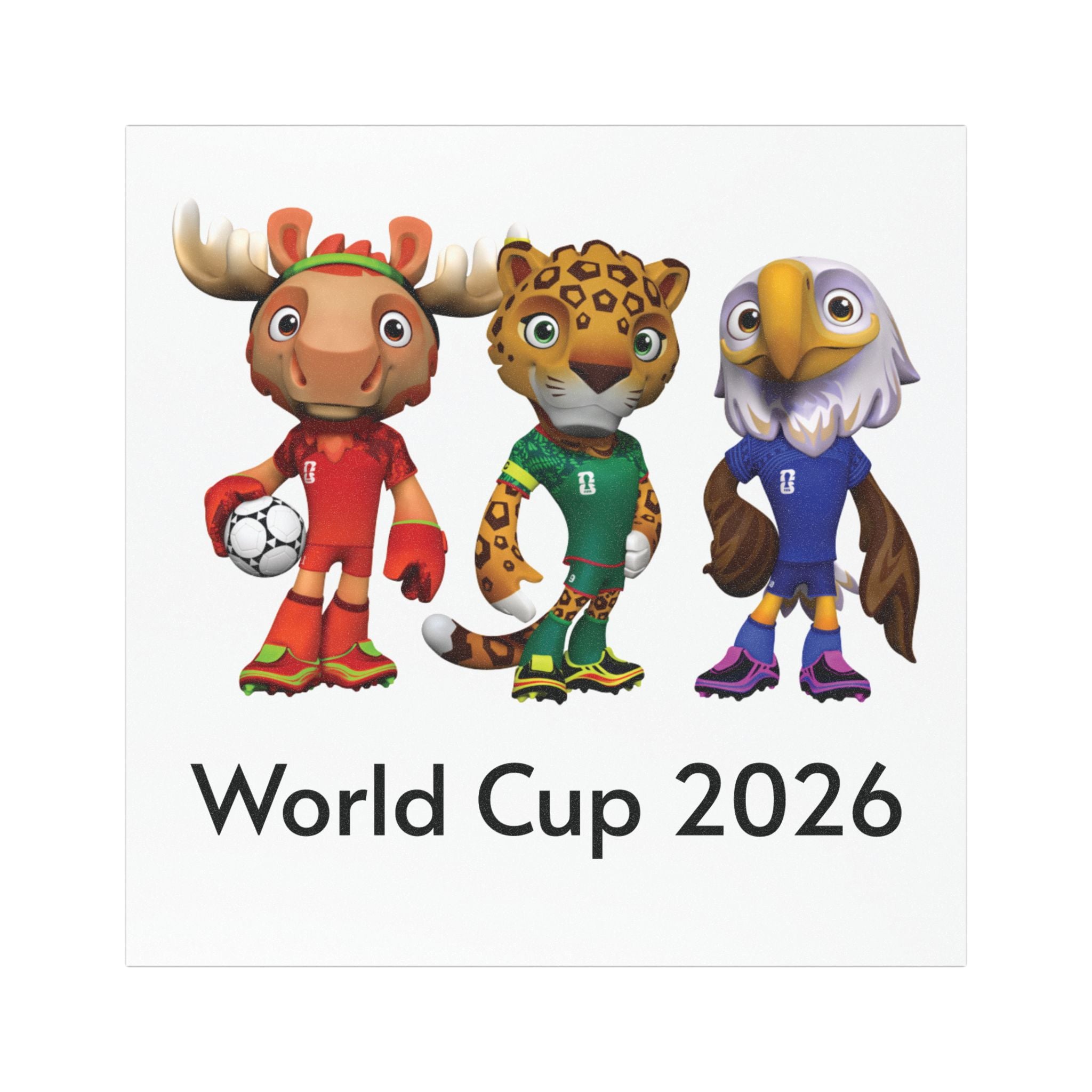 Imán para coche. Mascotas, para aficionados al fútbol.