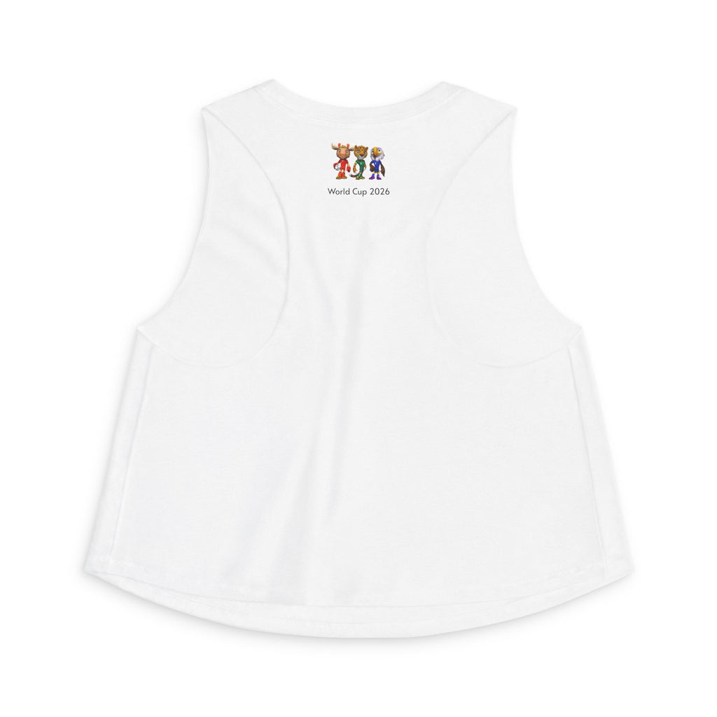 Crop Top de las Mascotas. Camiseta sin mangas para aficionadas al fútbol
