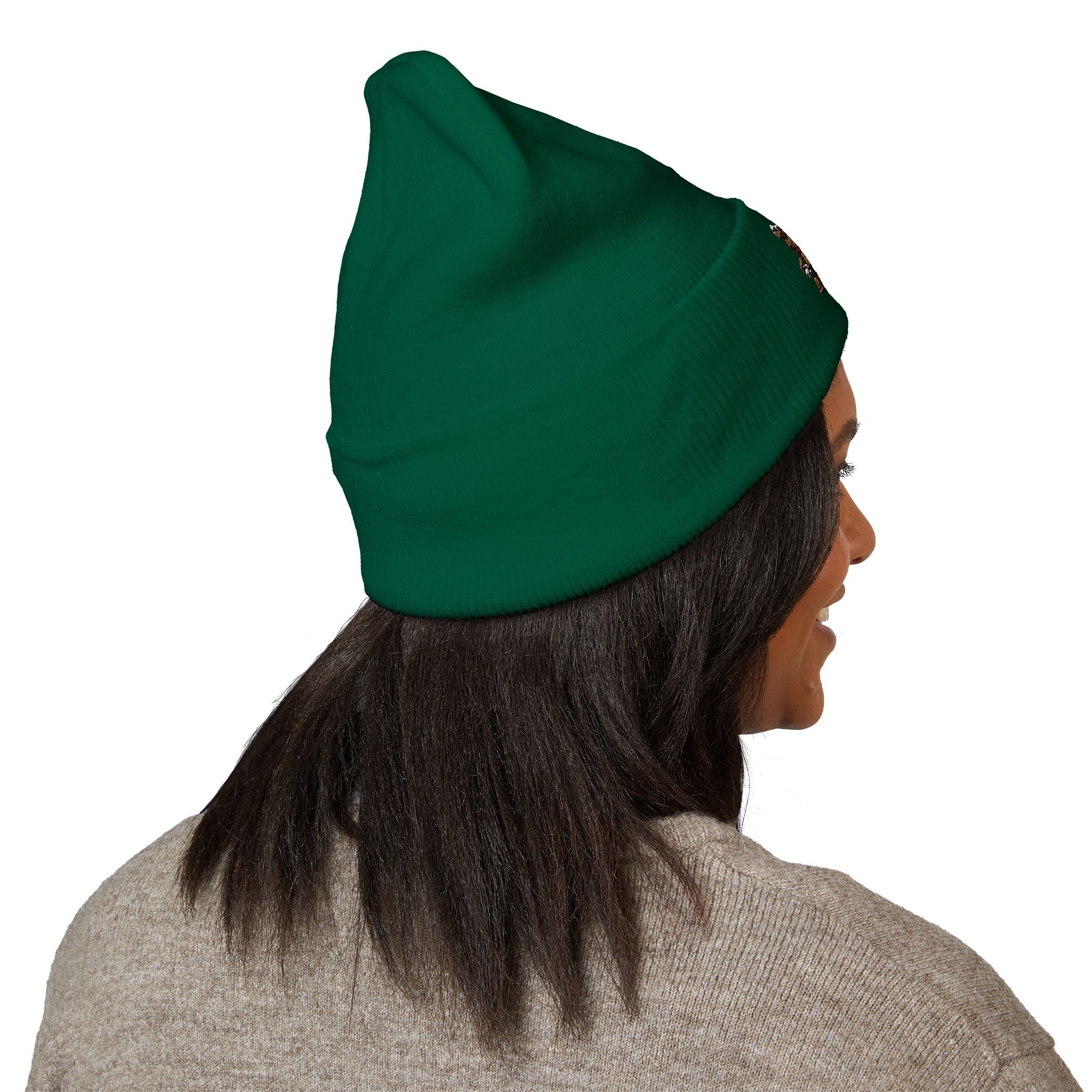 Gorro con las mascotas del Futbol. Gorro con vuelta bordado.