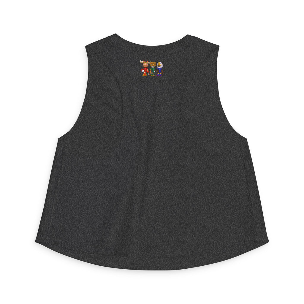 Crop Top de las Mascotas. Camiseta sin mangas para aficionadas al fútbol