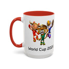 Taza de café conmemorativa del Mundial, para los aficionados al fútbol.