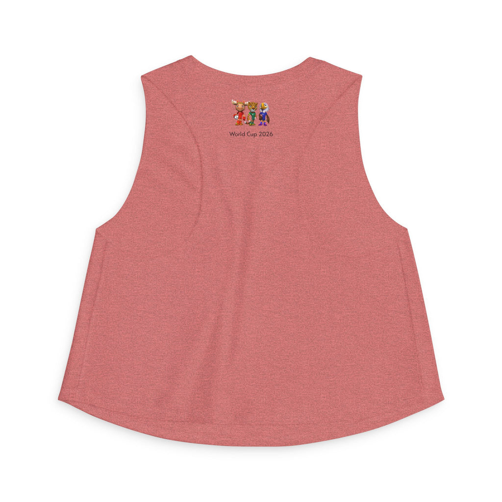 Crop Top de las Mascotas. Camiseta sin mangas para aficionadas al fútbol