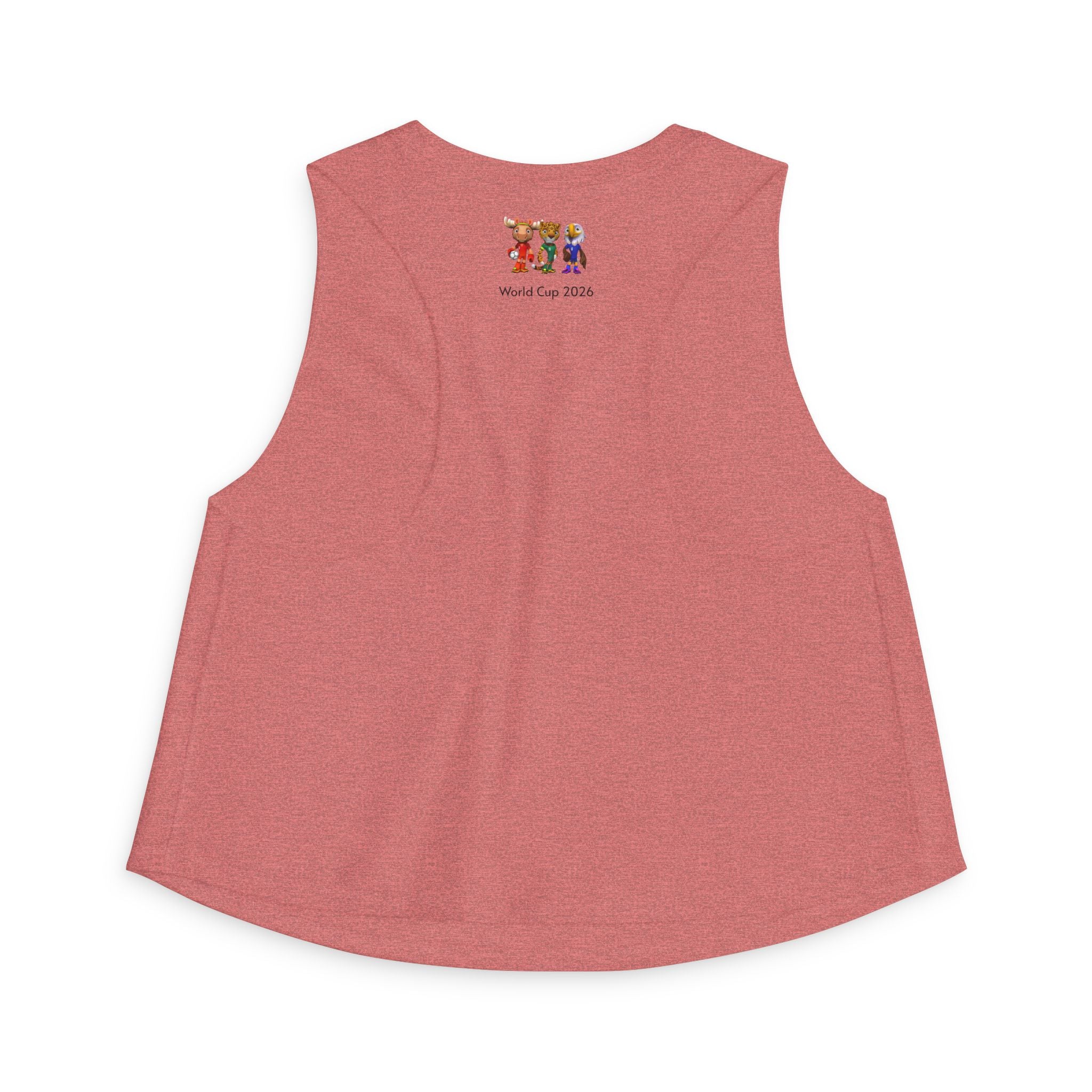 Crop Top de las Mascotas. Camiseta sin mangas para aficionadas al fútbol