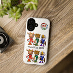 Funda para teléfono de la mascota. Personajes de dibujos animados de equipos de fútbol