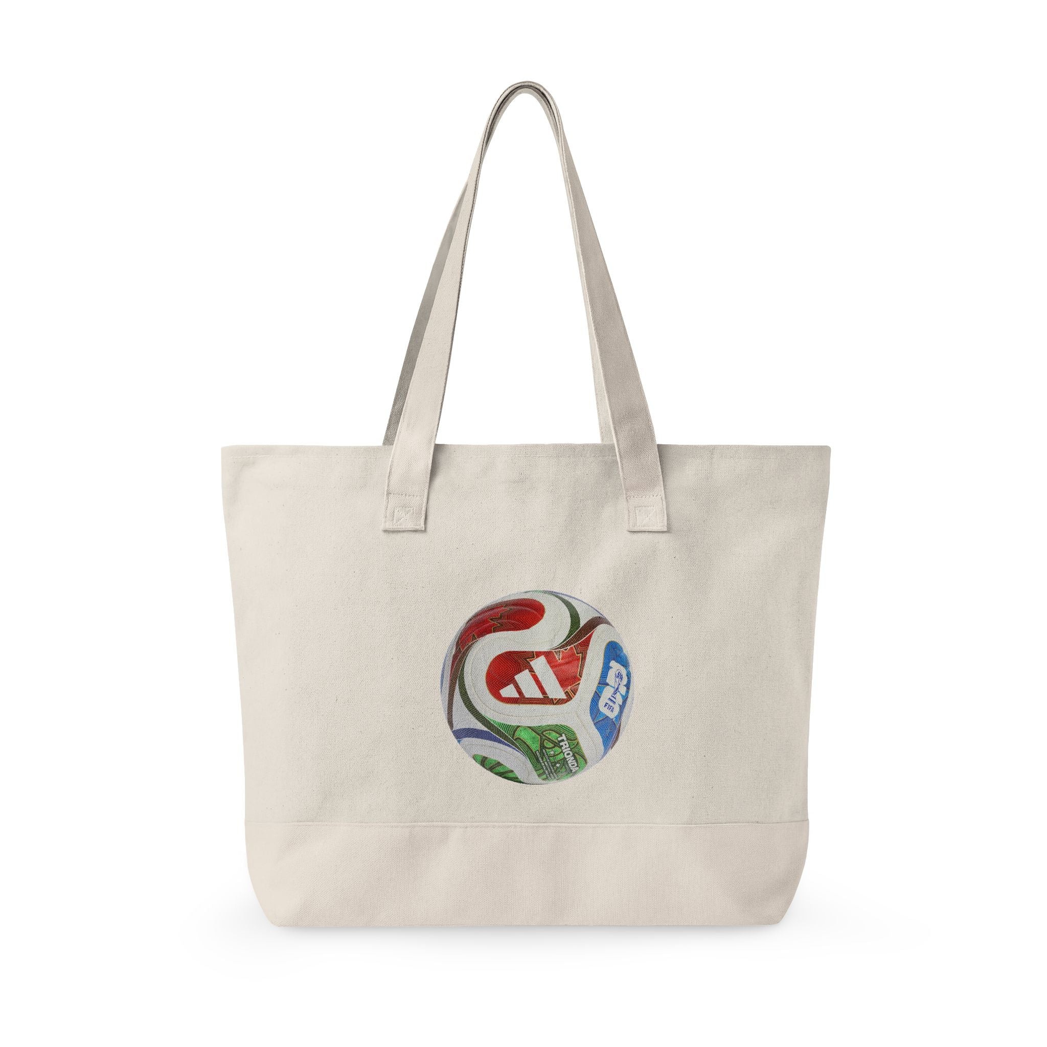 Bolso tote de lona con cremallera y trío de mascotas.