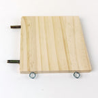 Accesorios para jaulas para escalar y jugar, plataforma de salto de madera maciza.