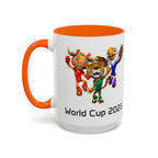 Taza de café conmemorativa del Mundial, para los aficionados al fútbol.