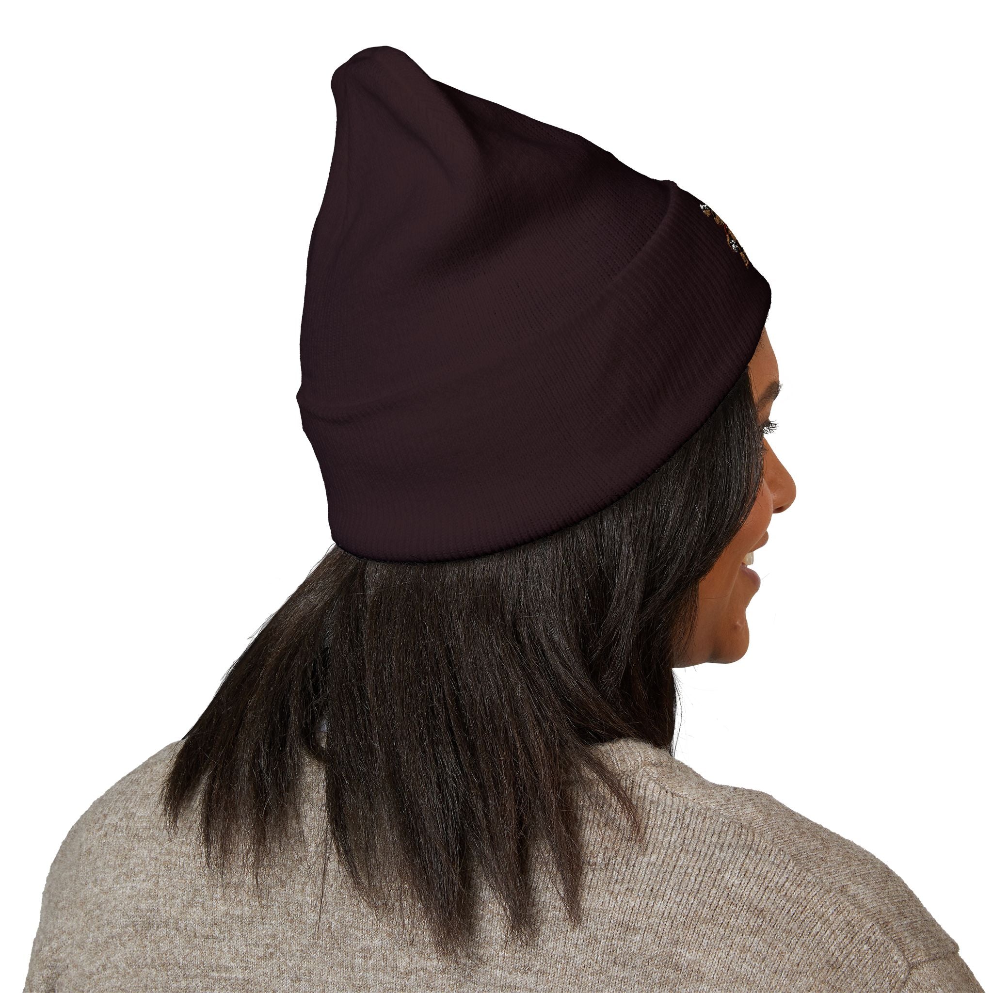 Gorro con las mascotas del Futbol. Gorro con vuelta bordado.