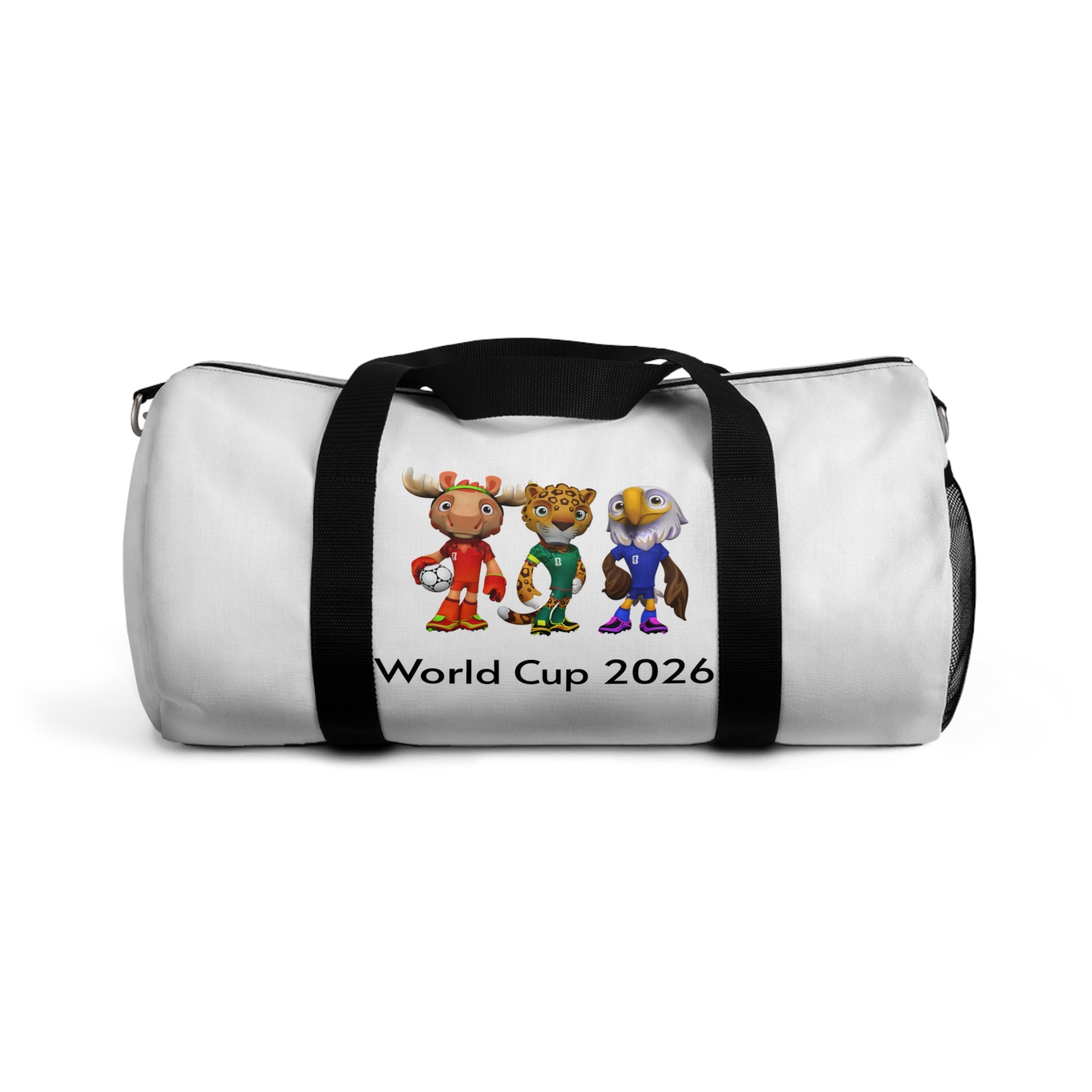 Bolsa de lona de mascota. Bolsa deportiva de viaje y gimnasio para aficionados al futbol