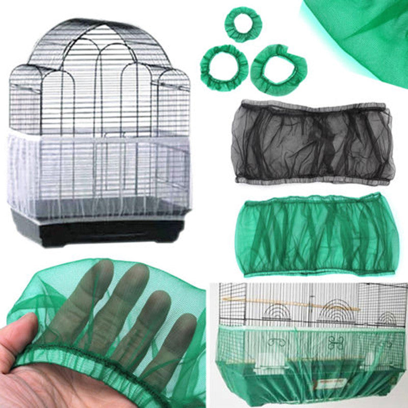 Fundas de malla para jaulas de pájaros, a prueba de polvo.