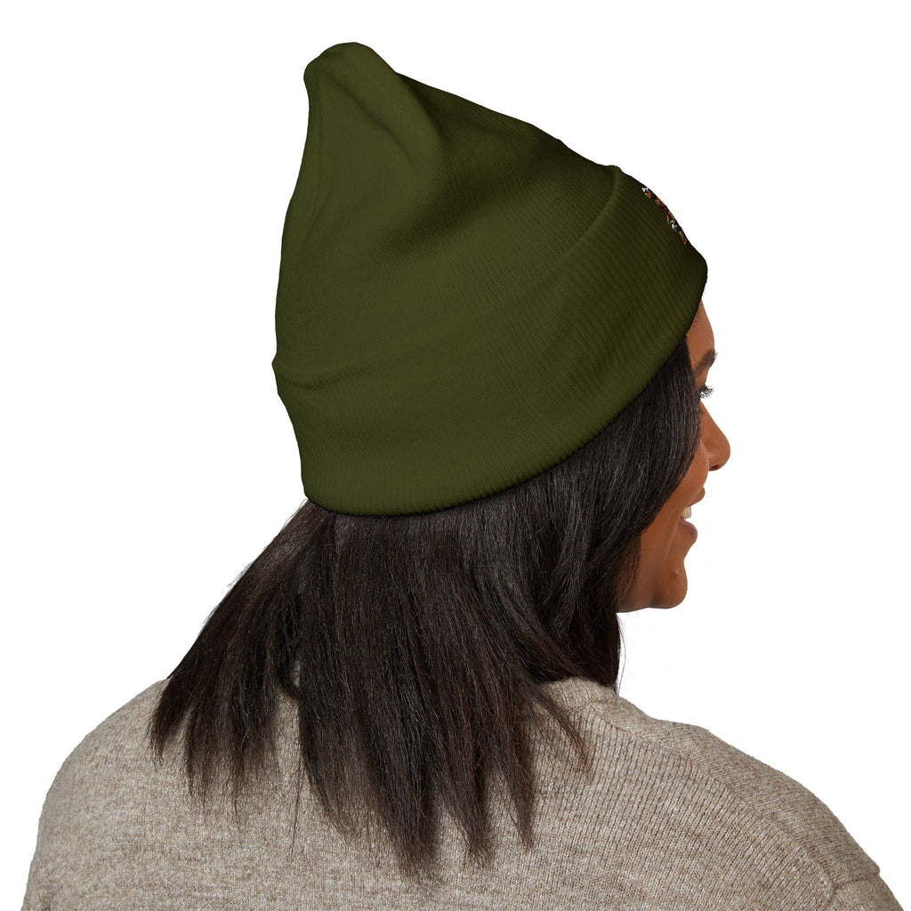 Gorro con las mascotas del Futbol. Gorro con vuelta bordado.