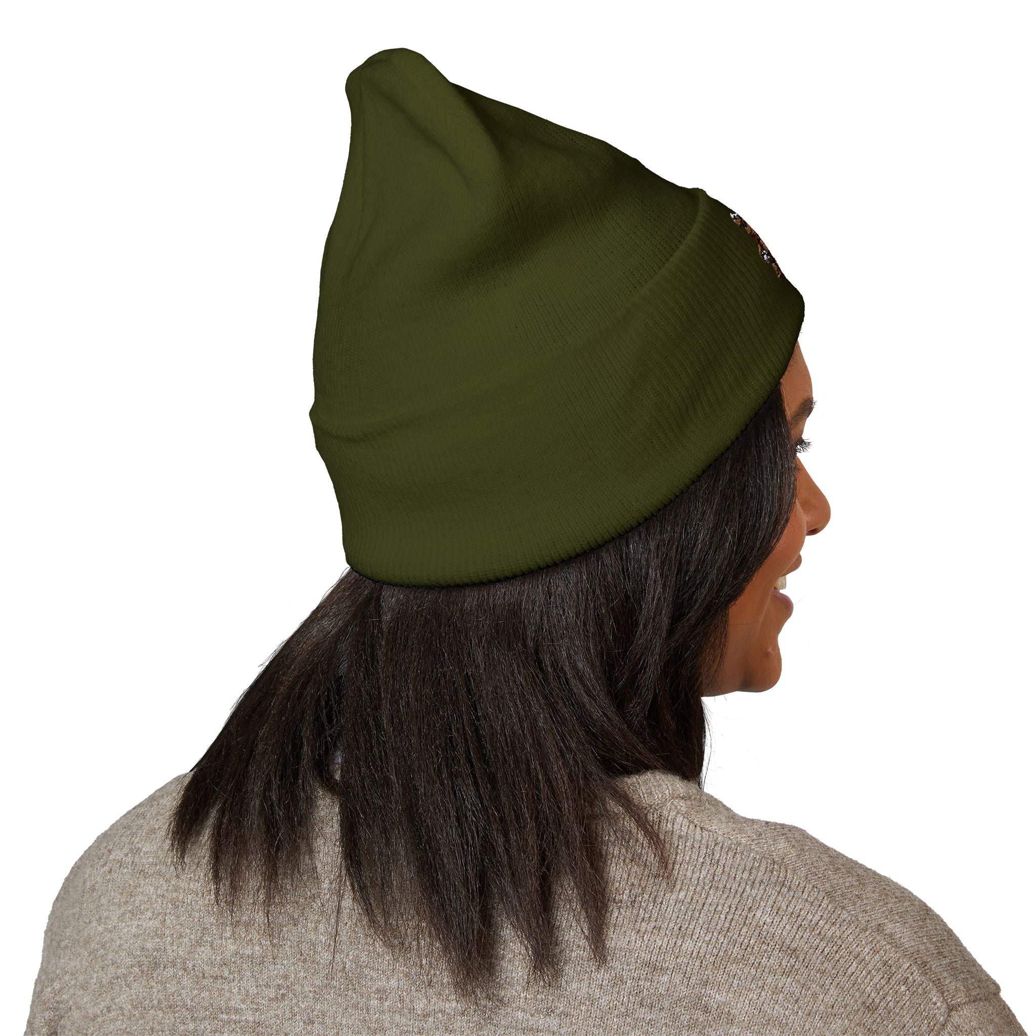 Gorro con las mascotas del Futbol. Gorro con vuelta bordado.