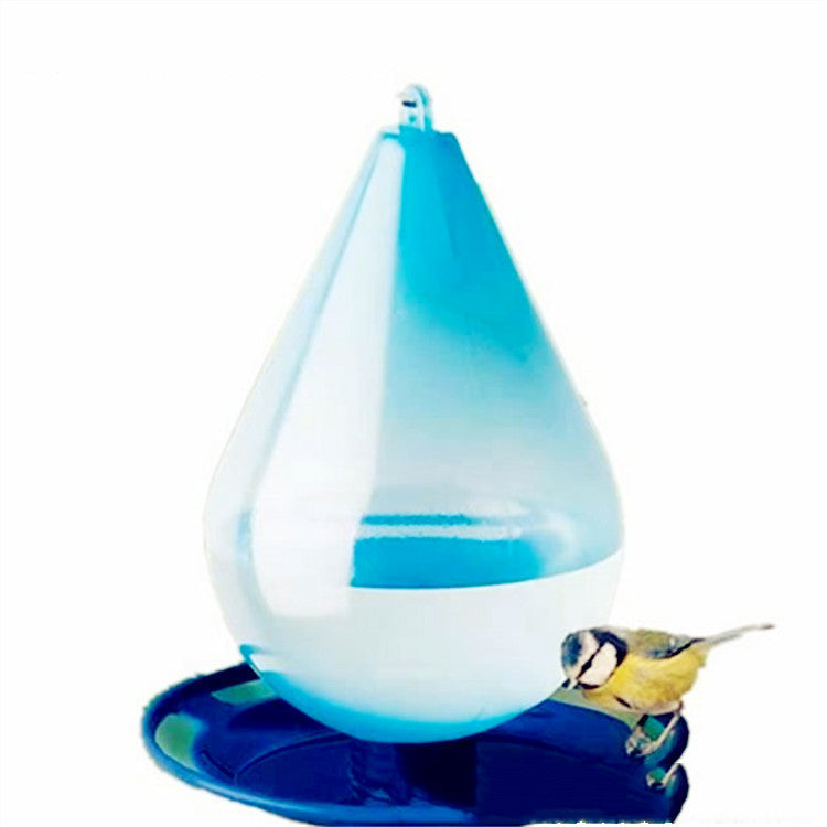 Comedero para pájaros con gancho para colgar.