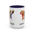 Taza de café conmemorativa del Mundial, para los aficionados al fútbol.