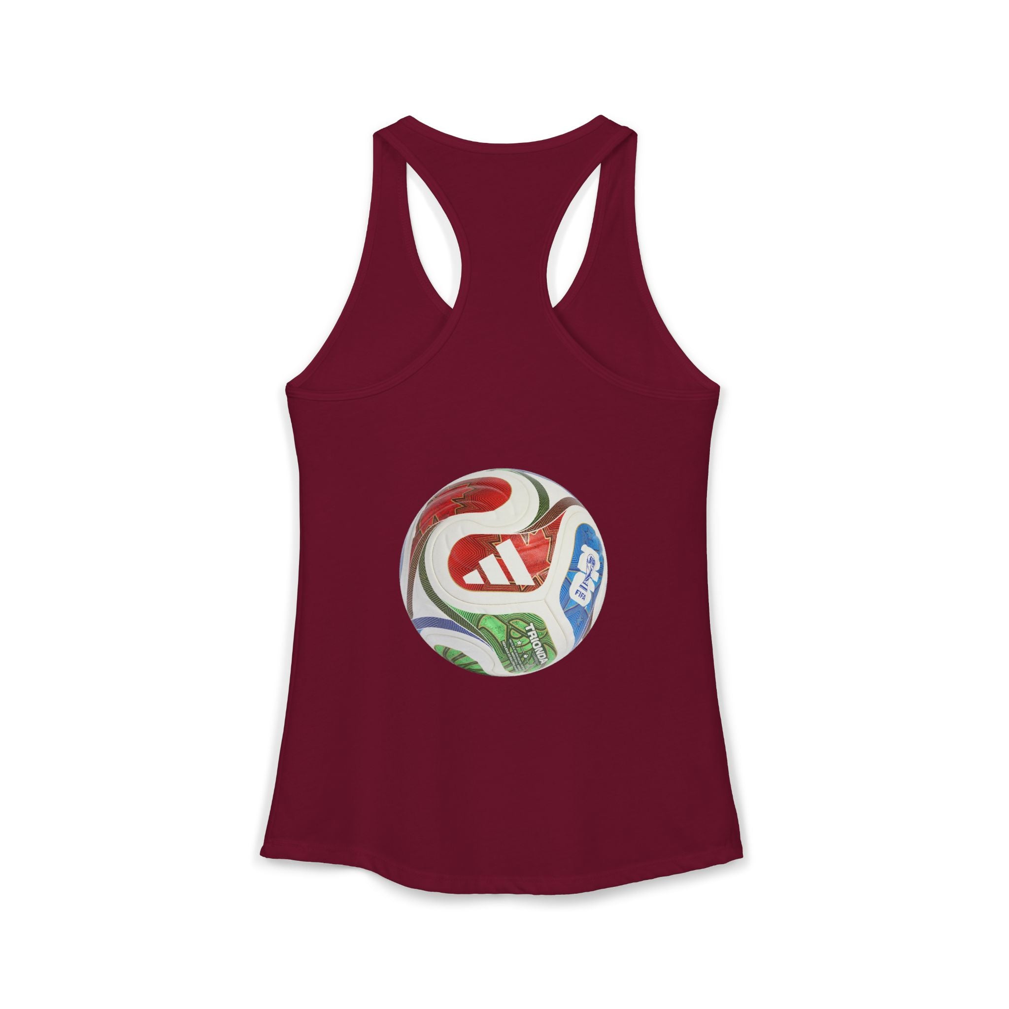 Camiseta sin mangas racerback ideal para mujer