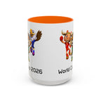 Taza de café conmemorativa del Mundial, para los aficionados al fútbol.