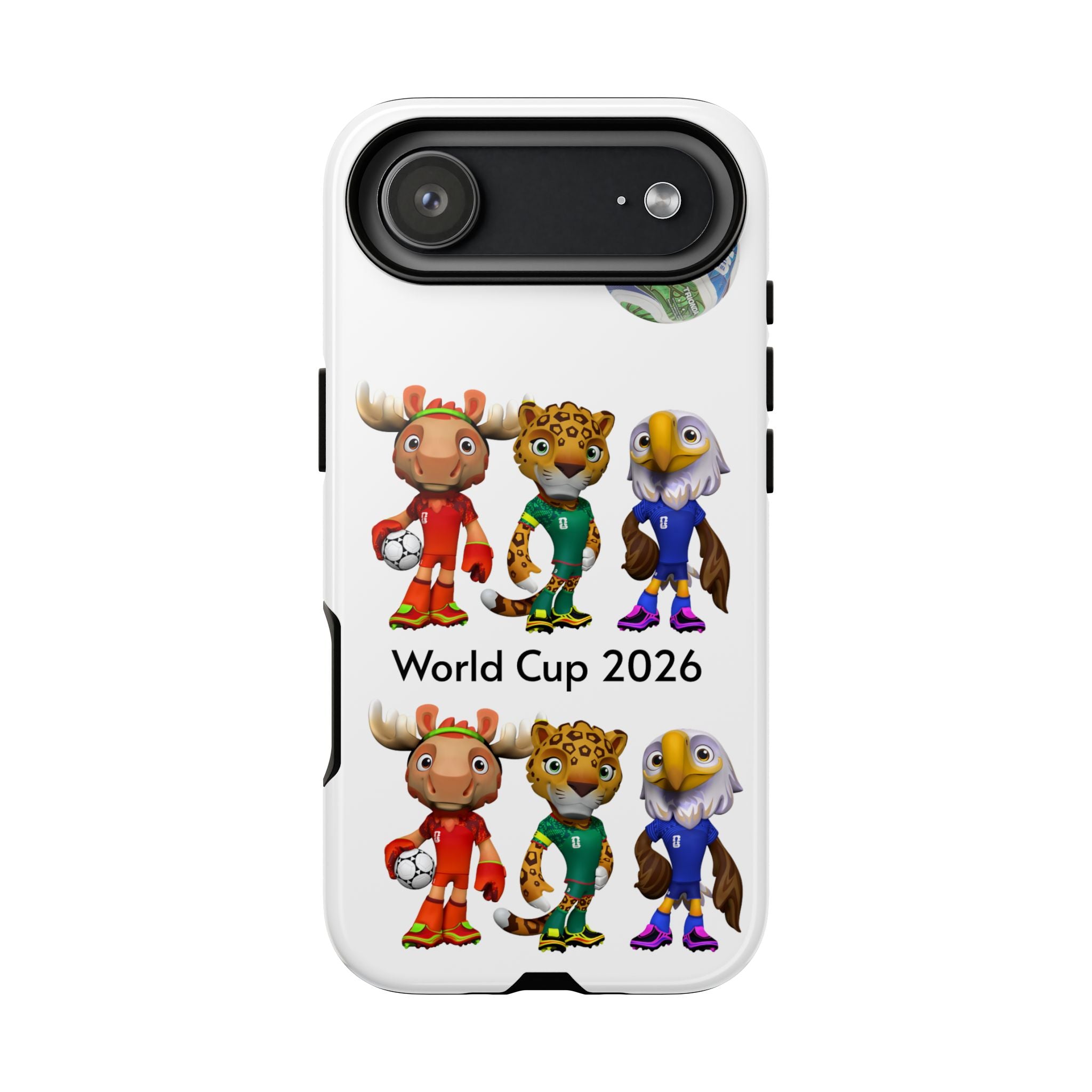Funda para teléfono de la mascota. Personajes de dibujos animados de equipos de fútbol