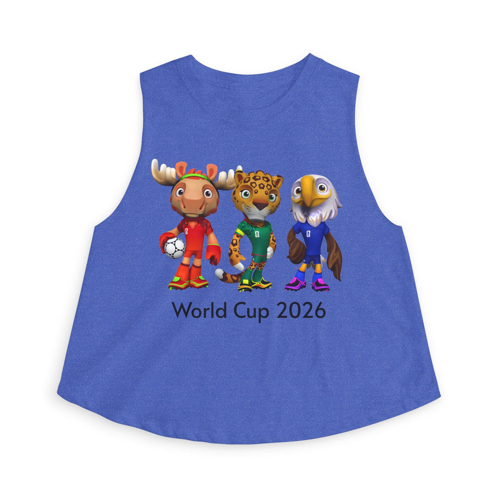 Crop Top de las Mascotas. Camiseta sin mangas para aficionadas al fútbol