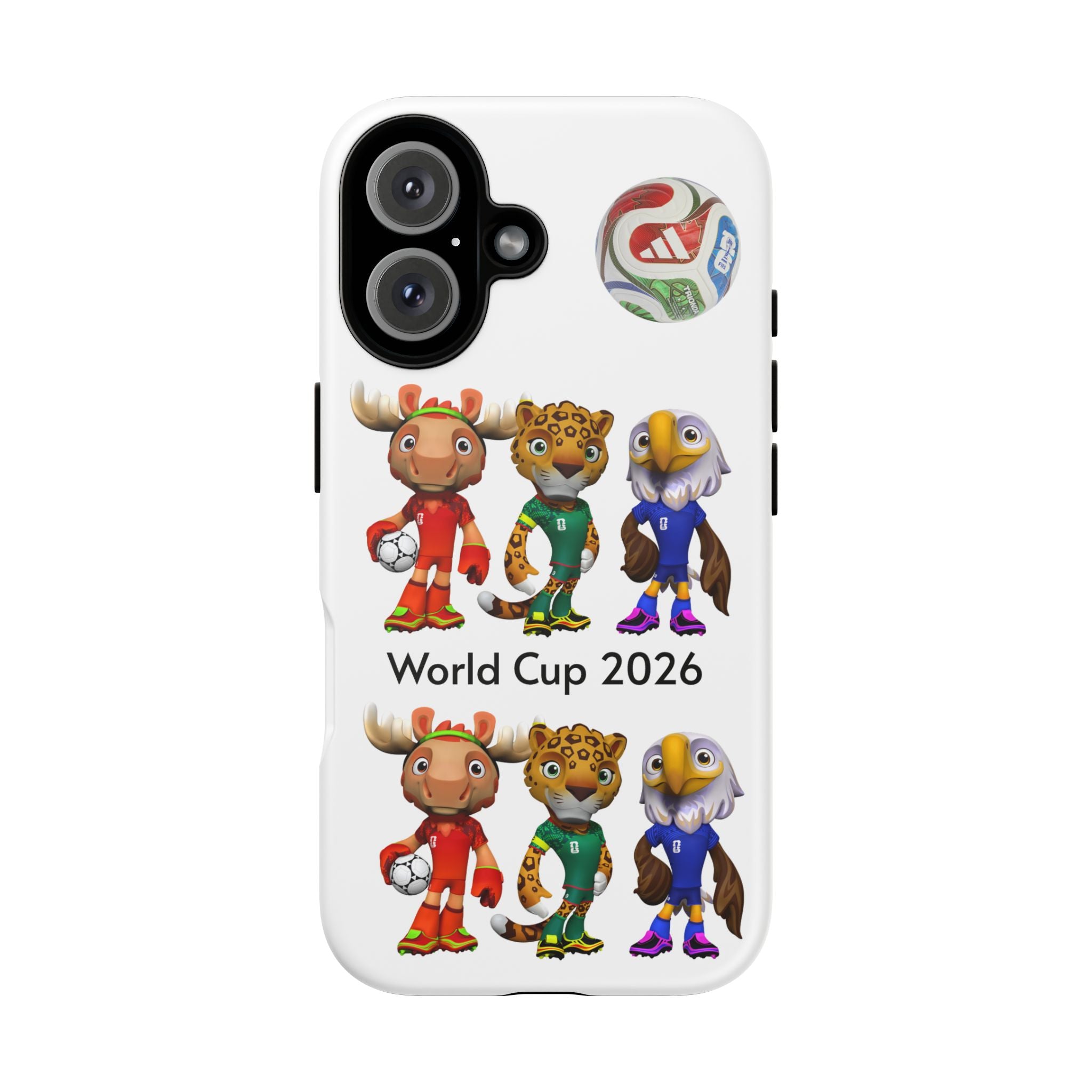 Funda para teléfono de la mascota. Personajes de dibujos animados de equipos de fútbol