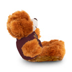 Adorable animal de peluche con camiseta personalizada, regalo tierno para niños.