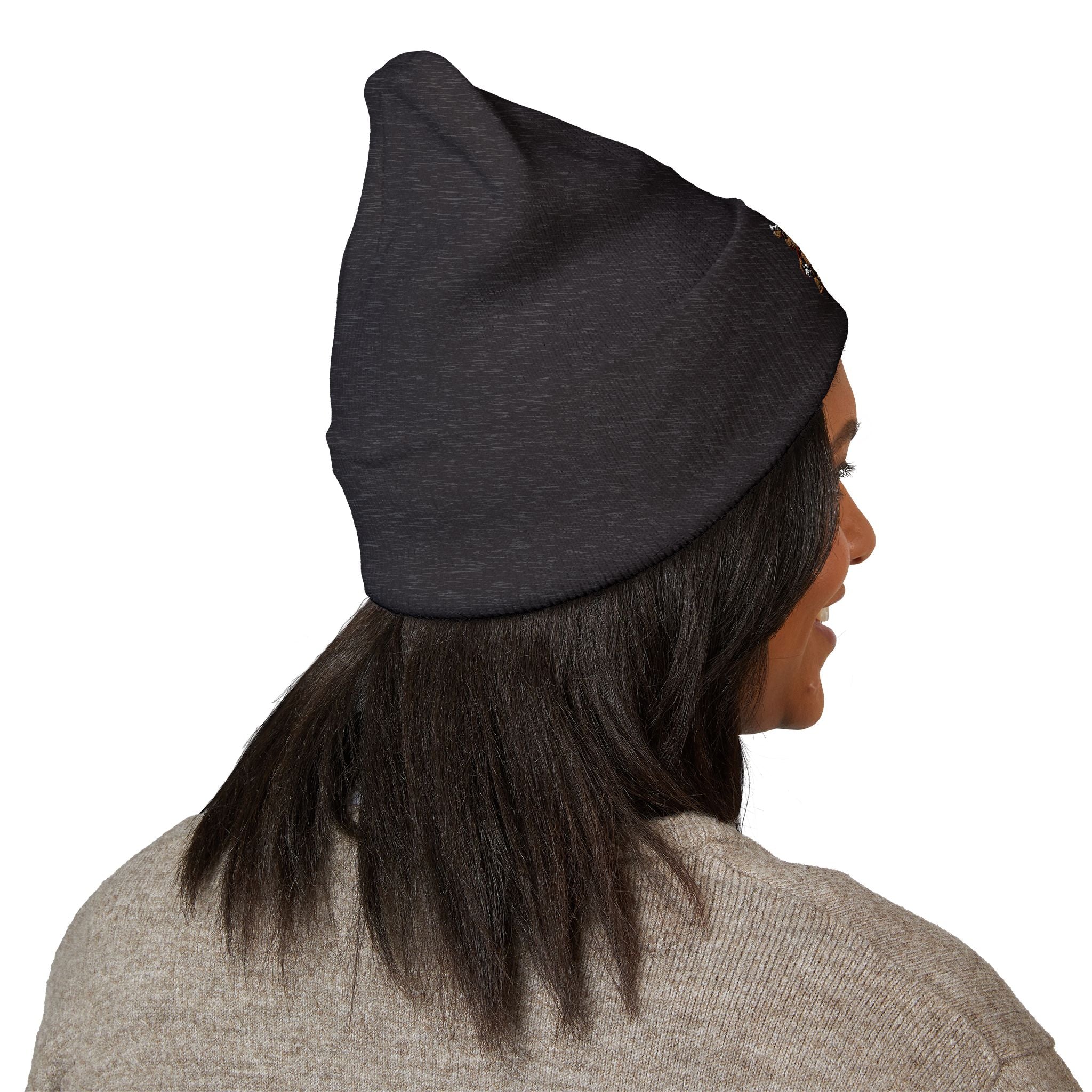 Gorro con las mascotas del Futbol. Gorro con vuelta bordado.
