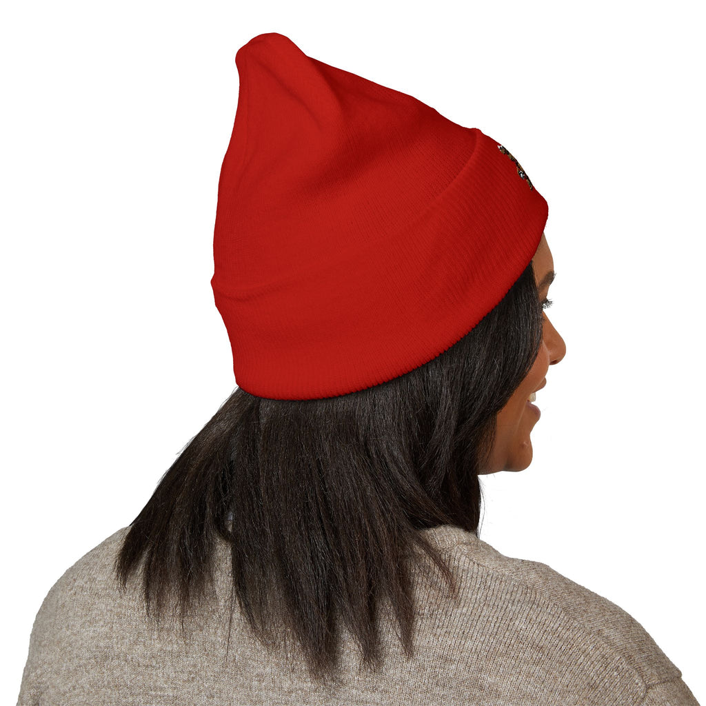 Gorro con las mascotas del Futbol. Gorro con vuelta bordado.
