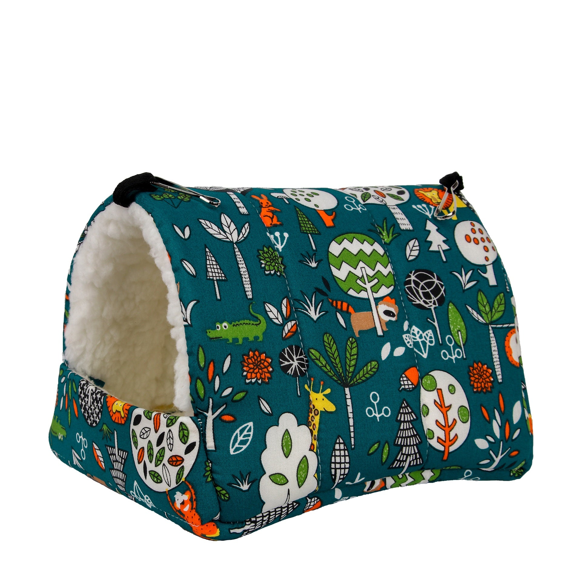 Nido de algodón para mascotas de loro, cálido para el invierno.