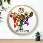 Reloj de pared, decoración deportiva.