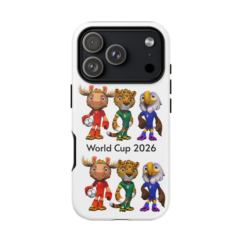 Funda para teléfono de la mascota. Personajes de dibujos animados de equipos de fútbol