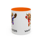 Taza de café conmemorativa del Mundial, para los aficionados al fútbol.