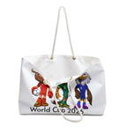 Bolsa de viaje deportiva regalo para aficionados al fútbol.