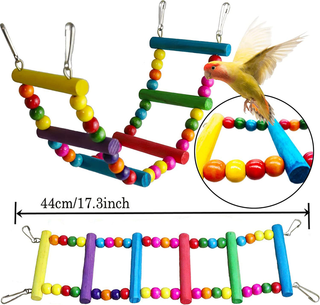 7 piezas de accesorios para jaulas de pájaros.