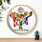 Reloj de pared, decoración deportiva.