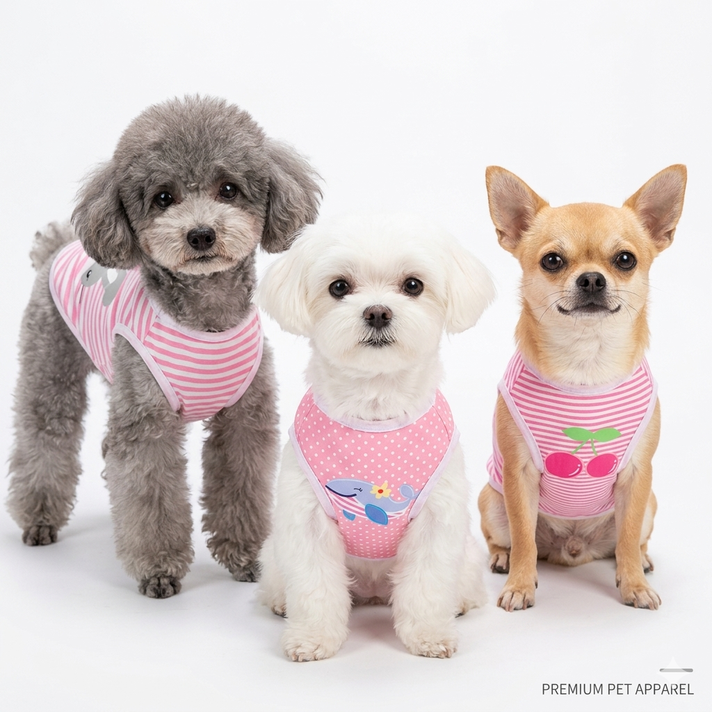 Ropa casual de poliéster para mascotas.