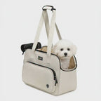 Bolsa portátil para mascotas de tela Oxford, transportín de gran capacidad.