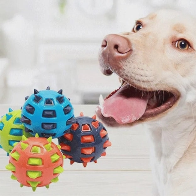 Juguete de bola redonda de espinas para mascotas