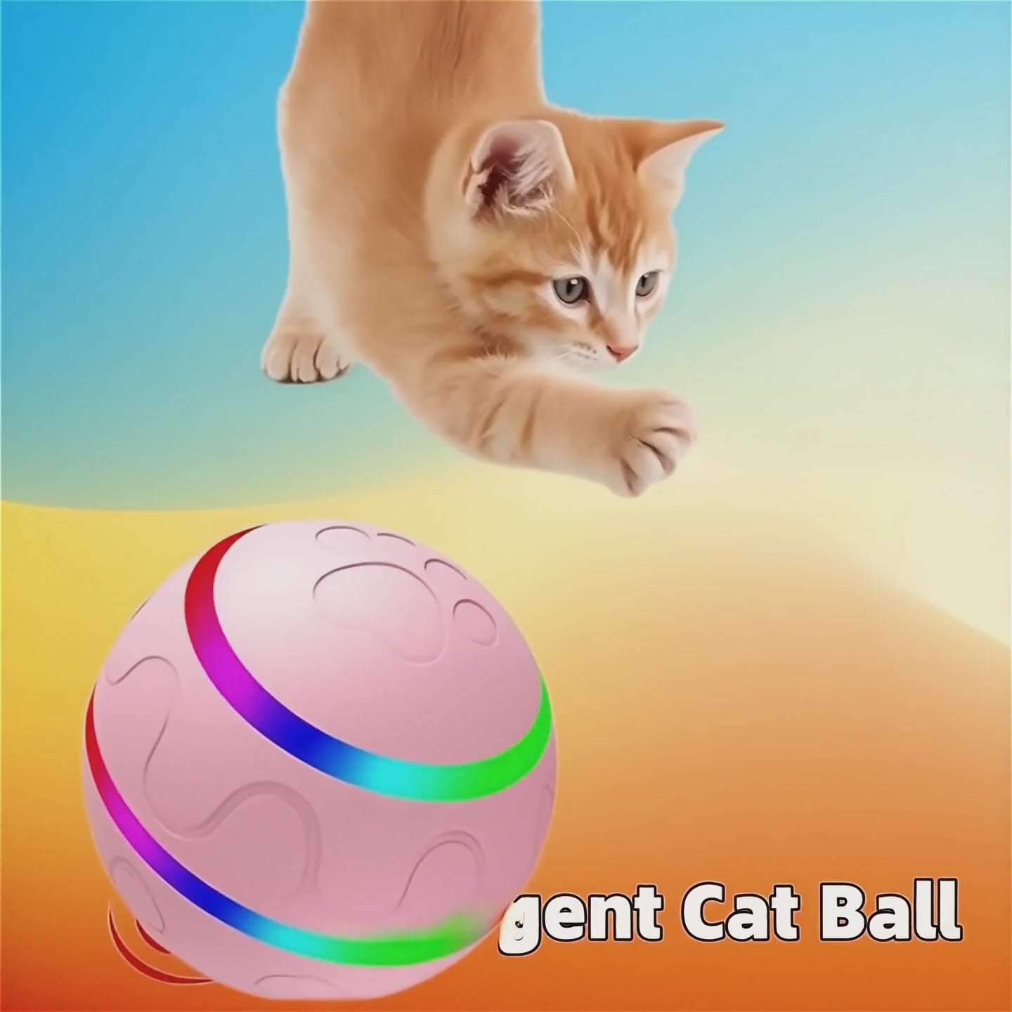 Juguete de bola para mascotas. Nuevo Bola inteligente de USB